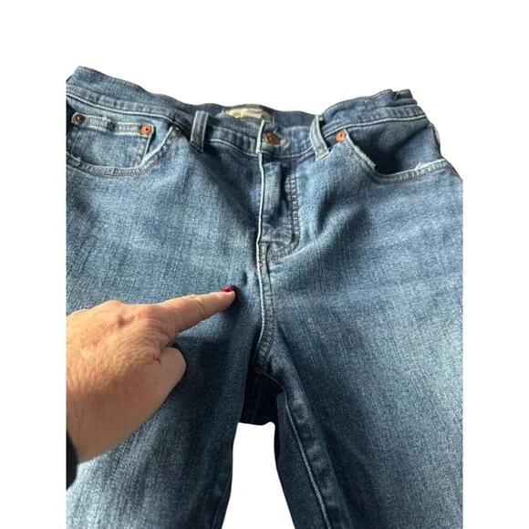 Madewell Women's Sz 29 Mid-Rise Kick Out Jeans Blue Denim - Picture 5 of 10